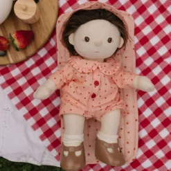 Olli Ella Indoor Play|Doll Accessories|On The Go Outfit - Strawberry